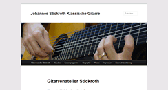 Desktop Screenshot of gitarre-stickroth.de